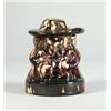 Image 1 : BENNINGTON TOBY SNUFF JAR ON PEDESTAL BASE.