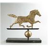 Image 1 : CAST ZINC GILT HORSE WEATHERVANE.