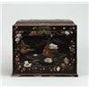 Image 1 : LACQUERWARE ORIENTAL JEWELRY BOX.