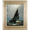 Image 1 : JAMES GALE TYLER (American, 1855-1931) MOONLIGHT CRUISE.