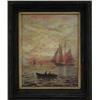 Image 1 : JAMES GALE TYLER (American, 1855-1931) SUNSET SEASCAPE.