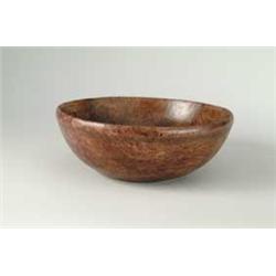 FINE ANTIQUE BURL BOWL.