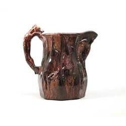 HOUND HANDLED PITCHER ATTRIBUTED TO GREATBACH.