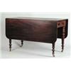 Image 1 : MAHOGANY SHERATON DINING TABLE.