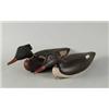 Image 1 : PAIR OF MERGANSER DECOYS BY F. J. DOBBINS.