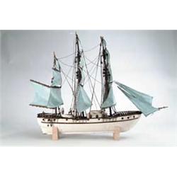 WOOD SHIP MODEL.