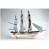 Image 1 : WOOD SHIP MODEL.