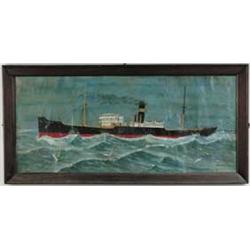 L. W. DOXEY (18th/19th Century) SHIP PORTRAIT OF THE "CLAIRTON".