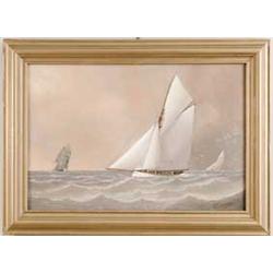 W.E. DOANE (American?, 19th/20th Century) AMERICA&rsquo;S CUP RACE.