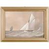 Image 1 : W.E. DOANE (American?, 19th/20th Century) AMERICA&rsquo;S CUP RACE.