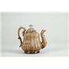 Image 1 : BENNINGTON COVERED TEAPOT IN THE "ALTERNATE RIB" PATTERN.
