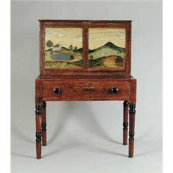 PLANTATION STYLE TWO PART DESK.
