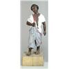 Image 1 : CAST METAL JOCKEY HITCHING POST.