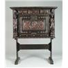Image 1 : FALL FRONT DESK/CABINET ON STAND.