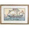 Image 1 : HARRY LOUD BRIDWELL (American, 1861-1930) "ROMAN GALLEY".