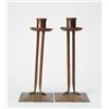 Image 1 : PAIR OF ROYCROFT COPPER CANDLESTICKS.