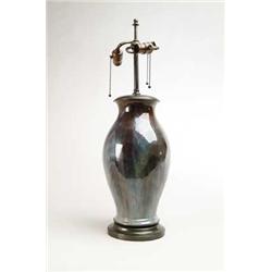 FINE TABLE LAMP ATTRIBUTED TO FULPER.
