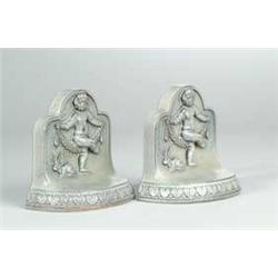 PR ENCAUSTIC  BOOKENDS.