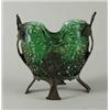 Image 1 : LOETZ TYPE VASE IN BRONZE TYPE HOLDER.