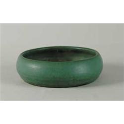 GREEN POTTERY DISH.