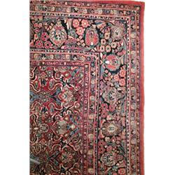 SEMI-ANTIQUE PERSIAN ORIENTAL RUG.