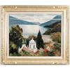 Image 1 : ANTHONY THIEME (American, 1888-1954) "PUNTA JORGE, LAGUNA DE ATITLAN GUATEMALA 1948".
