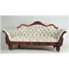 Image 1 : CARVED WALNUT VICTORIAN SOFA.