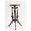 Image 1 : ROUND MARBLE TOP EASTLAKE PLANT STAND.
