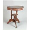 Image 1 : ROUND WALNUT VICTORIAN STAND.
