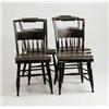 Image 1 : 4 HITCHCOCK CHAIRS.