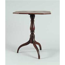CHERRY FEDERAL CANDLE STAND.