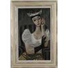 Image 1 : FLETCHER MARTIN (American, 1904-1979) "THE FLOWERED HAT".