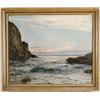 Image 1 : HOWARD RUSSELL BUTLER (American, 1856-1934) "MAINE CLIFFS AT DAWN".