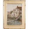 Image 1 : EMMA LAMPERT COOPER (American, 1855-1920) "OLD MILL CLISSON, FRANCE".