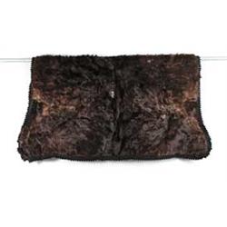 FUR LAP ROBE "THE CROSBY FRISIAN FUR CO." ROCHESTER, NY.