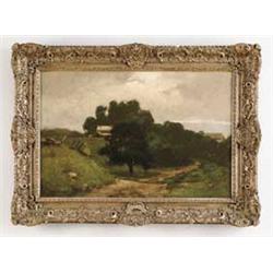 JOHN FRANCIS MURPHY (American, 1853-1921) SUMMER FARM.