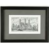 Image 1 : REGINALD MARSH (American, 1898-1954) SKYLINE FROM PIER 10, BROOKLYN 1931.