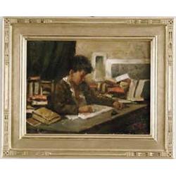 ROBERT PHILIPP (American, 1895-1981) THE STUDENT.