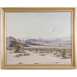 FRED R. CHISNALL (American, 1887-1965) GORGONIO MT NEAR PALM SPRINGS, CA."  
