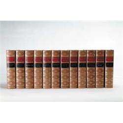 BOOK: 12 LEATHER BOUND WAVERLEY NOVELS.