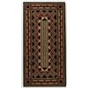 Image 1 : OUTSTANDING GEOMETRIC HOOKED RUG.