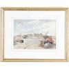 Image 1 : FRANK C. BELCHER (20th Century) TOWN SCENE WITH WATERWAY.