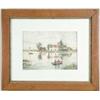 Image 1 : W. FLEMING (English, 20th Century) "HORNING FERRY, NORFOLK BROADS".