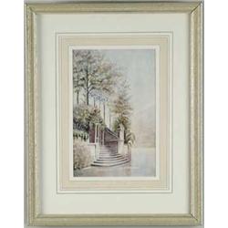 G. B. PHILLIPS (20th Century) VILLA BALBIANELLO, LAKE COMO.