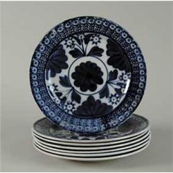 SIX MAASTREICHT DUTCH PLATES.