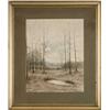 Image 1 : SYDNEY MORRISON (American School) FALL LANDSCAPE.