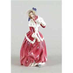 ROYAL DOULTON LADY FIGURINE "CHRISTMAS MORN".