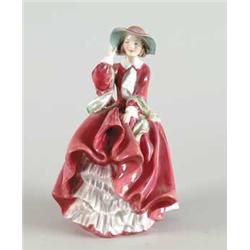 ROYAL DOULTON LADY FIGURINE "TOP OF THE HILL".