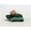 Image 1 : INTERESTING STONE GOLD AND SHELL SNAIL.