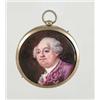Image 1 : SMALL ROUND PAINTING ON METAL OF LOUIS PHILLIPE.